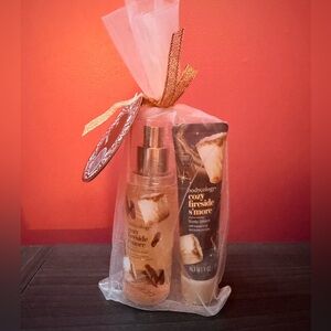 Cozy Fireside S'more Body Mist and Cream Set